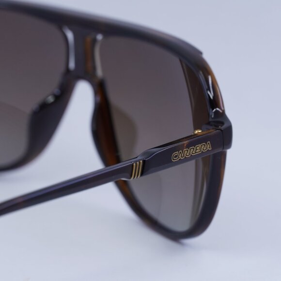 🕶️ New CARRERA 1047/S 0086 LA Sunglasses - Havana Frame, Brown Gradient Lenses - Picture 5 of 10